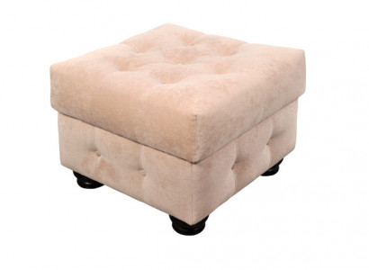 XXL Fußhocker Club Lounge Hocker Textil Ottoman Design Pufa Ottomane Neu